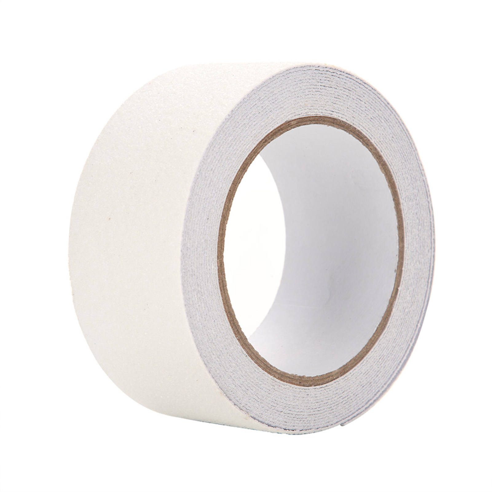 Ruban adhésif antidérapant en PVC, 5 m x 5 cm, transparent, surface sable de silice