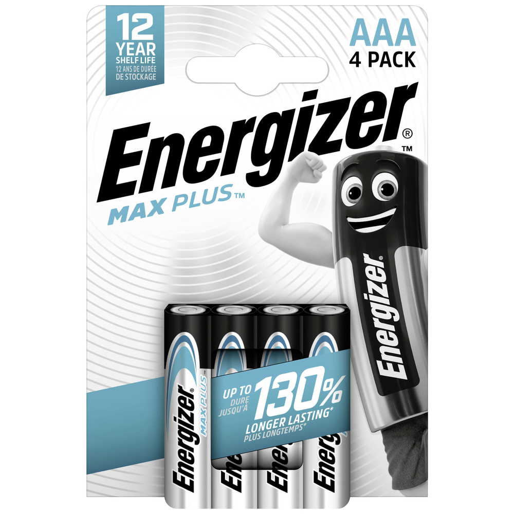 Energizer - Max Plus Micro (Aaa)-Batterie Alkali-Mangan 1.5 V 4 St.