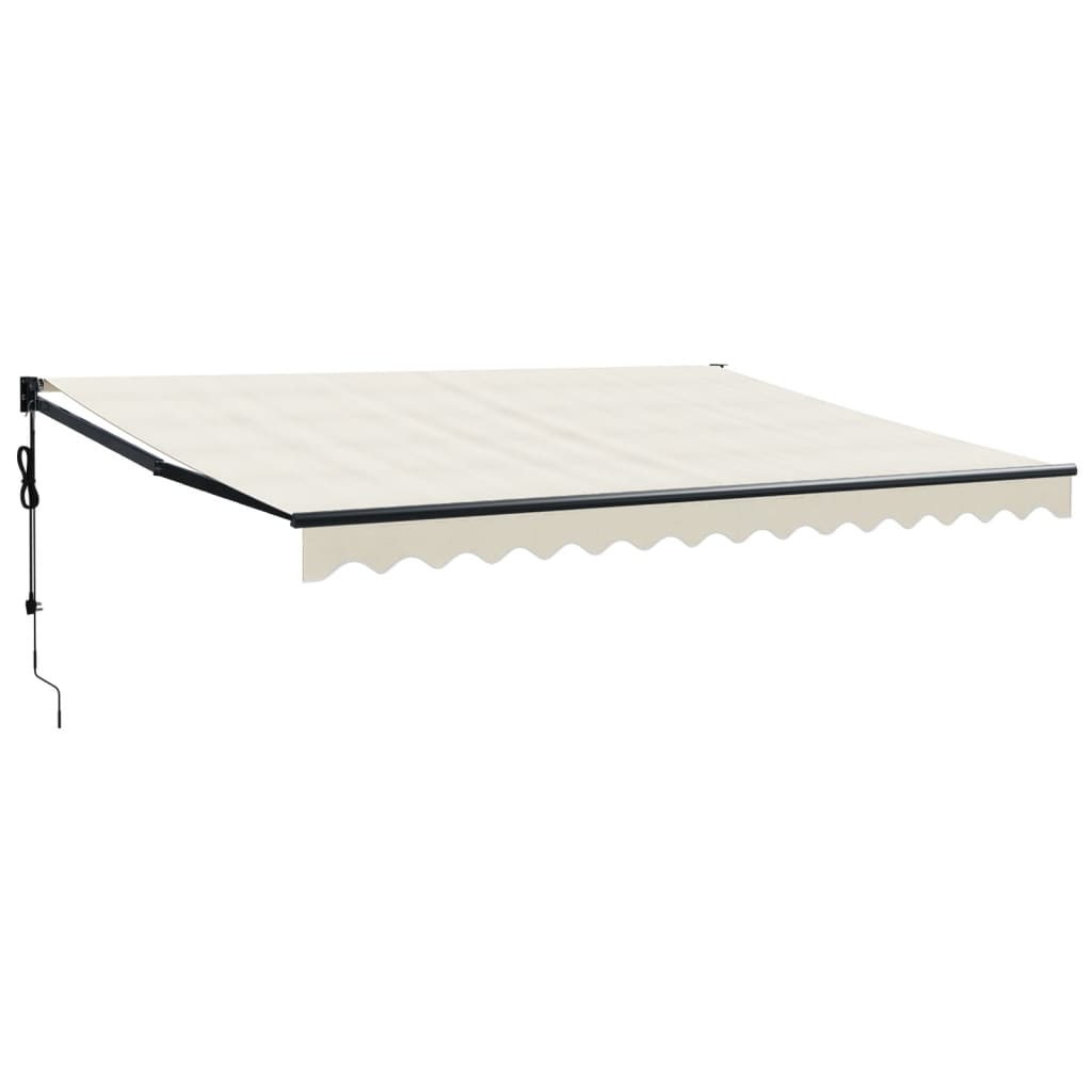Automatic Retractable Awning Cream 4, 5x3 M Vidaxl