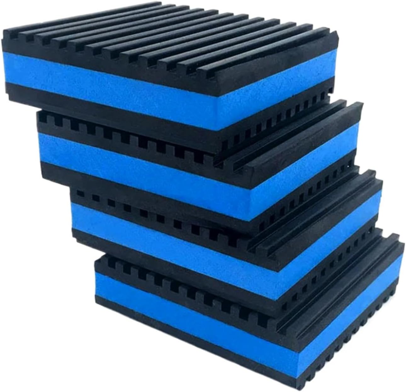 Coussinets anti-vibrations amortisseurs de chocs en EVA, 10,2 x 10,2 cm, lot de 4