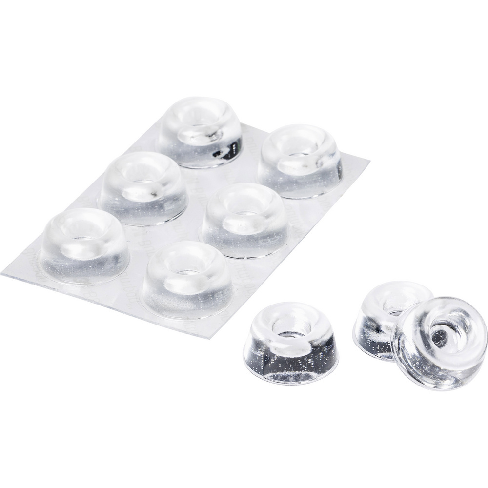 3M Transparent Sj 5309 Mpcb Gerätefuß Selbstklebend, Rund (Ø X H) 22.3 Mm X 10.1 Mm 6 St.