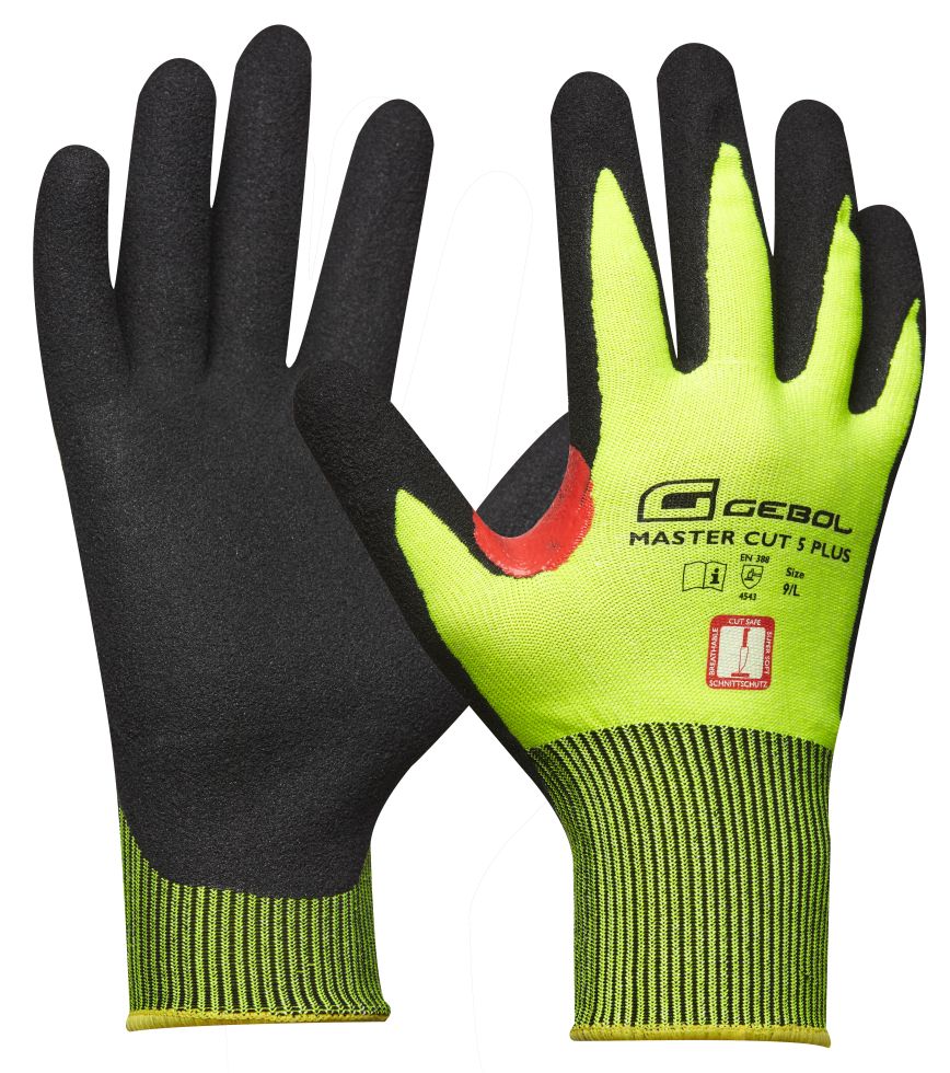 Gebol Gelb/Schwarz Schutzhandschuhe, Master Cut C Plus (8) - Image 4