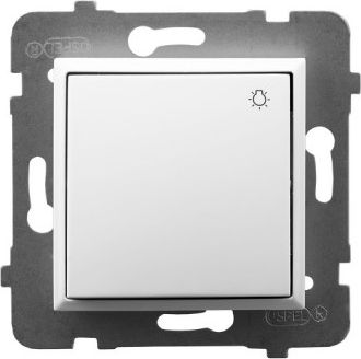 Ospel ŁP-5U/m/00, Schalter + Taster, Weiss - Bild 4