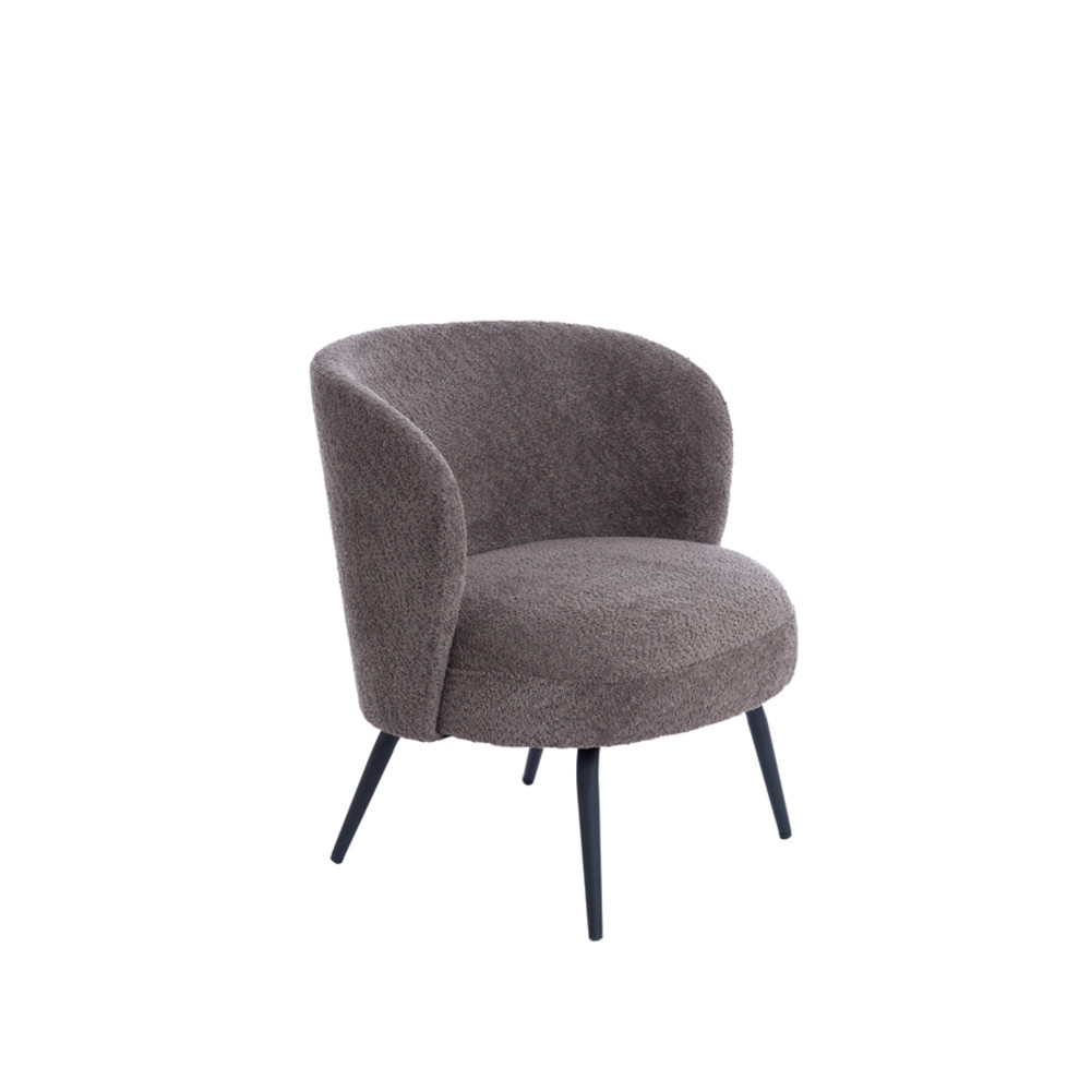 Stilvoller Brauner Textil-stuhl Light & Living Dieyda