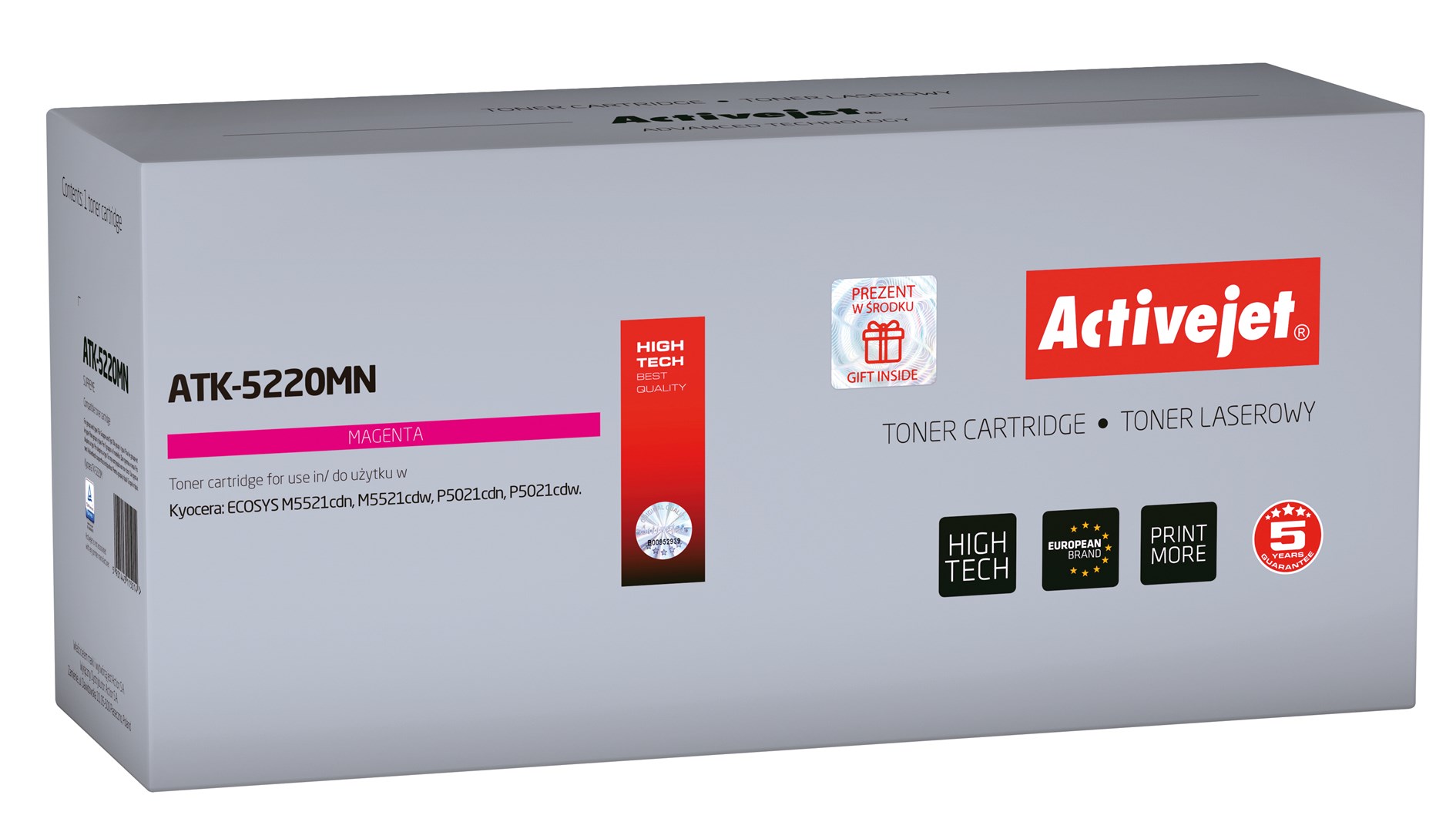 Activejet Toner Für Kyocera Tk-5220M Neu Atk-5220Mn