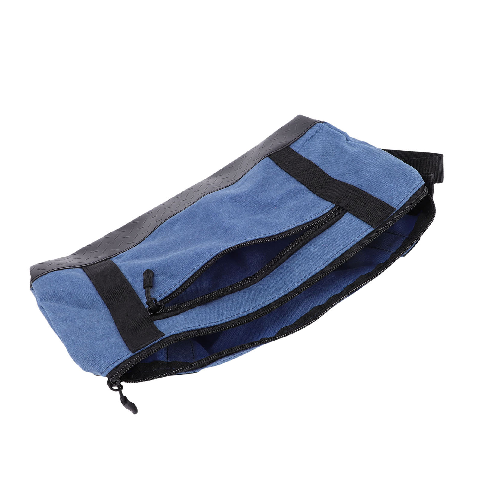 Sac à outils en toile à large ouverture, fond PVC, bleu, VISTRECK