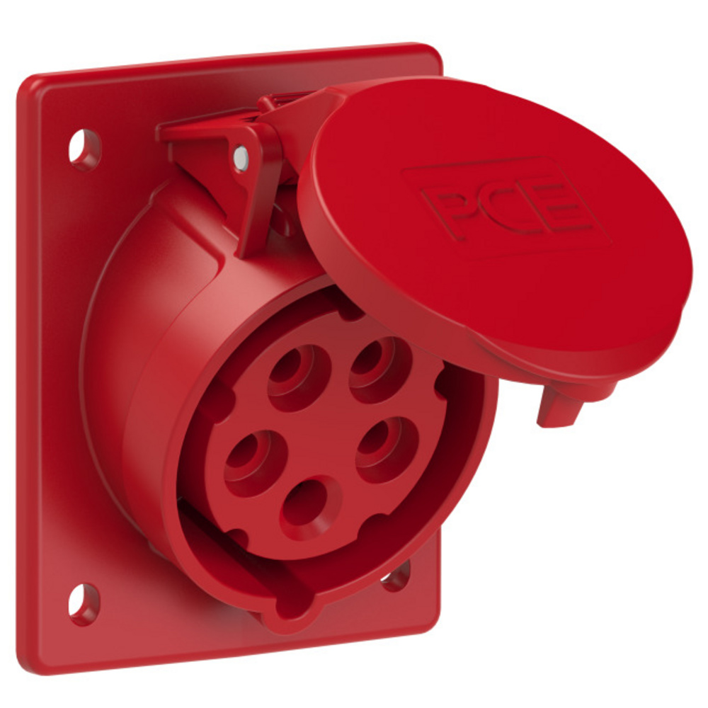 Pce Rot 415-6Tt Cee Anbaudose 16 A 5Polig 400 V 1 St.
