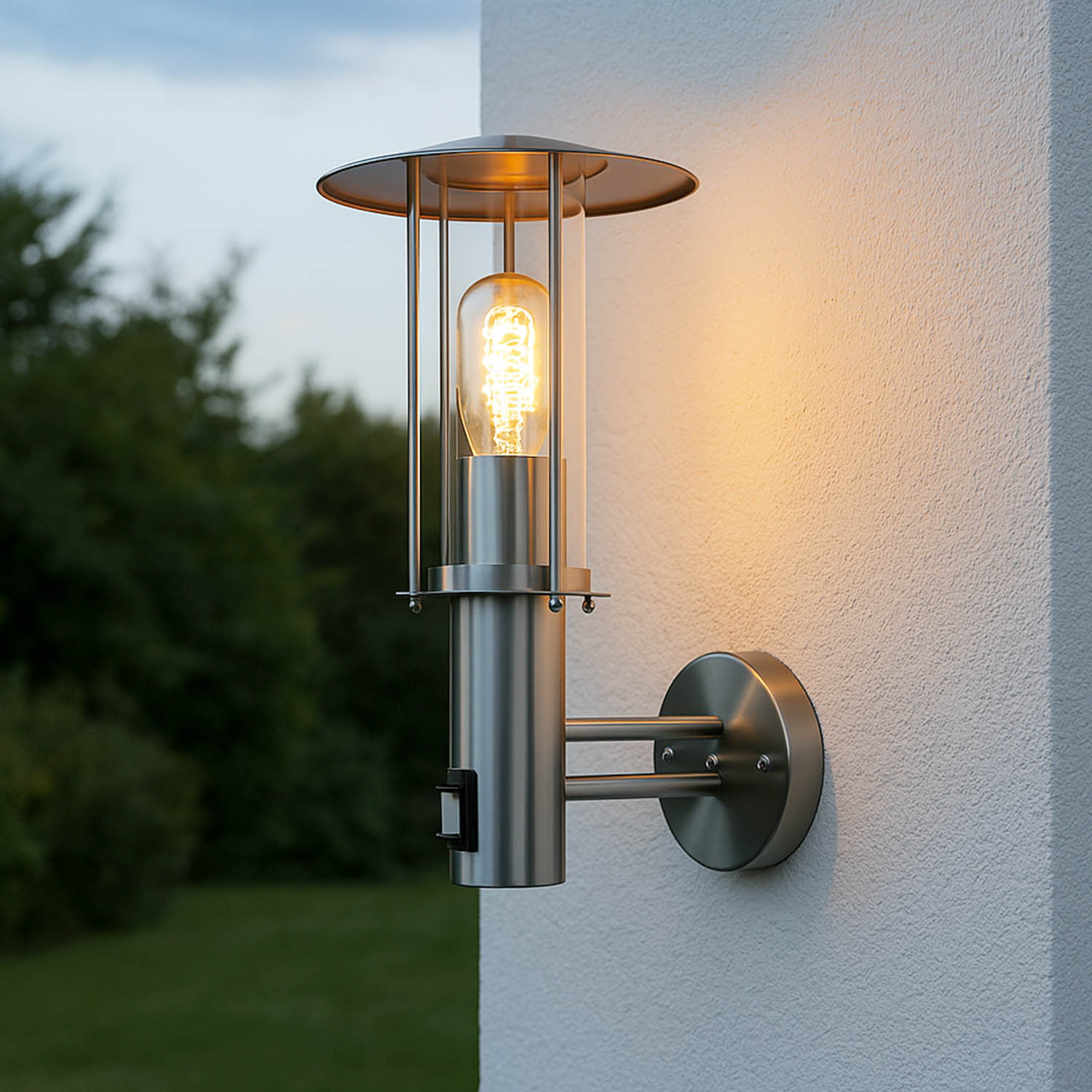 Licht-Erlebnisse Silber Gartenbeleuchtung, Arthur (E27, Ip44) - Bild 2