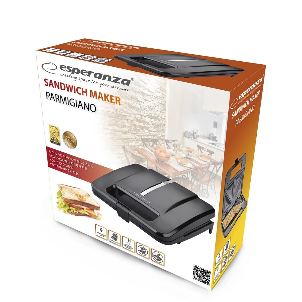 Esperanza PARMIGIANO, Schwarz, Aktivität, Tätigkeit, 1000 W, 220 - 240 V, 50 - 60 Hz, 225 mm - Bild 4