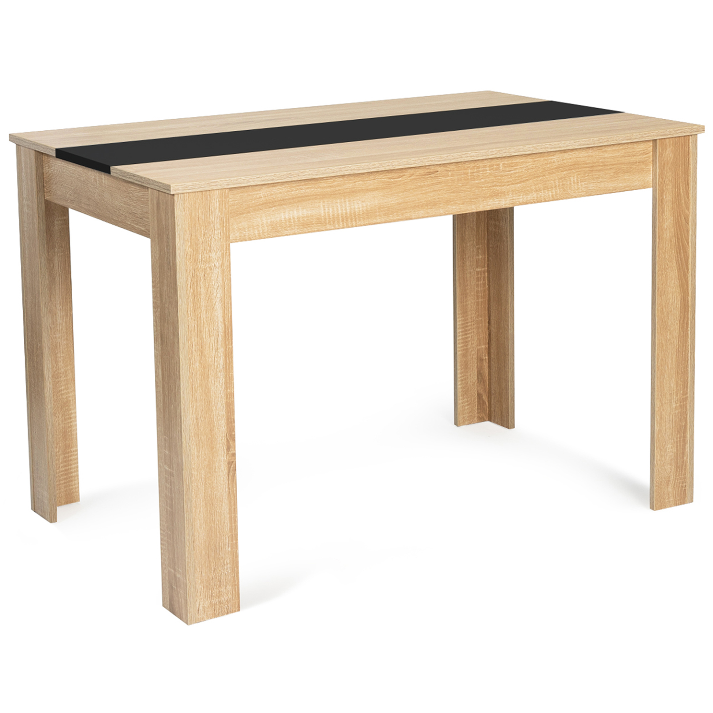 Idmarket - Table À Manger Rectangle Rozy 6 Personnes Façon Hêtre Et