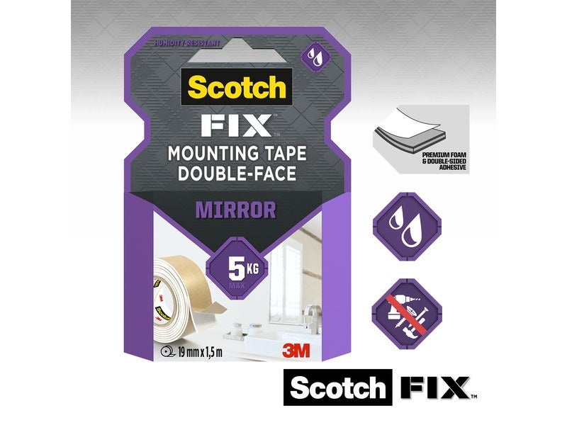 Scotch® Beige Montageklebeband, 19 Mm X 1,5 M, 1 Rolle Montageklebeband - Image 3