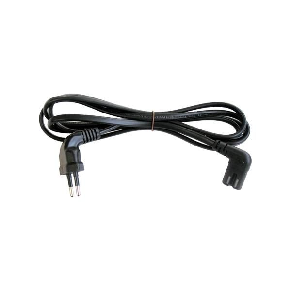 Samsung Schwarz Netzkabel, 2-Polig, Abgewinkelt, 3903-000950