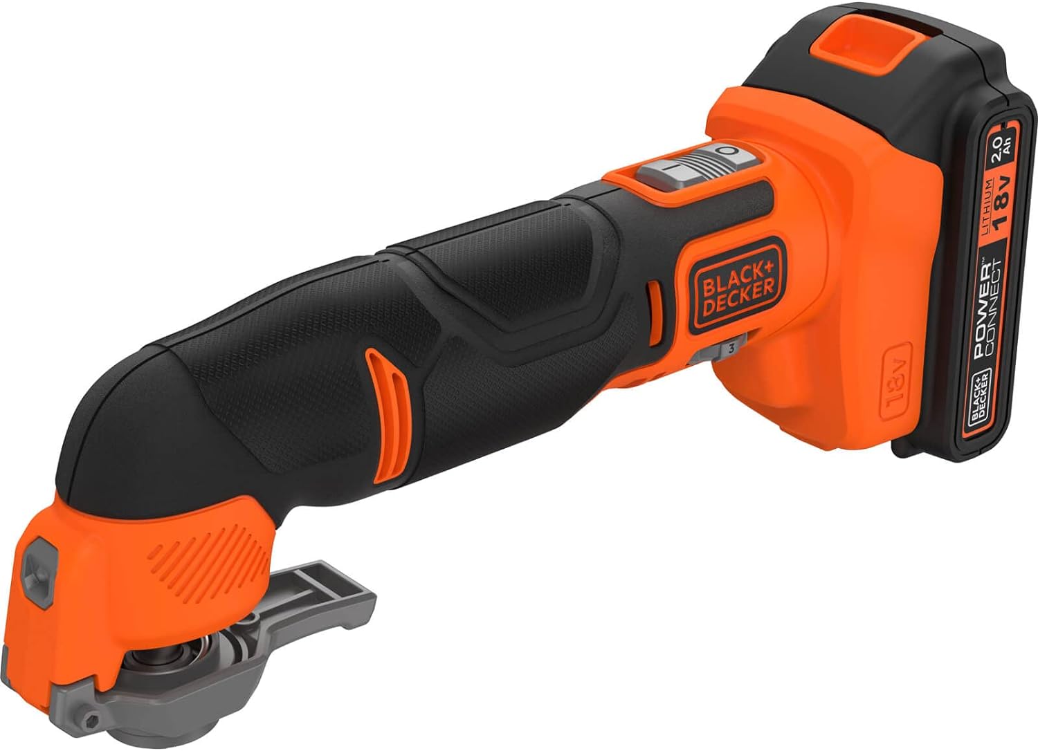Black & Decker 18V Akku-Oszillationswerkzeug - Multifunktion - Black+Decker - Ohne Akku Und Ladegerät - Zubehör - Bdcos18n-Xj
