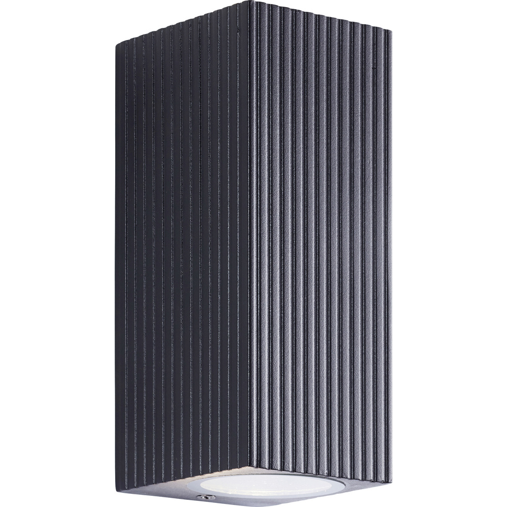 Brilliant Außenwandleuchte 40916/06 Led-außenwandleuchte Led Gu10 10 W Schwarz