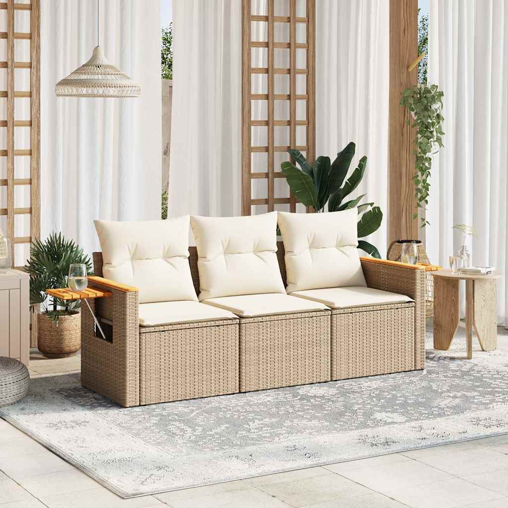 Vidaxl Beige Gartenlounge, Urseno - Bild 3