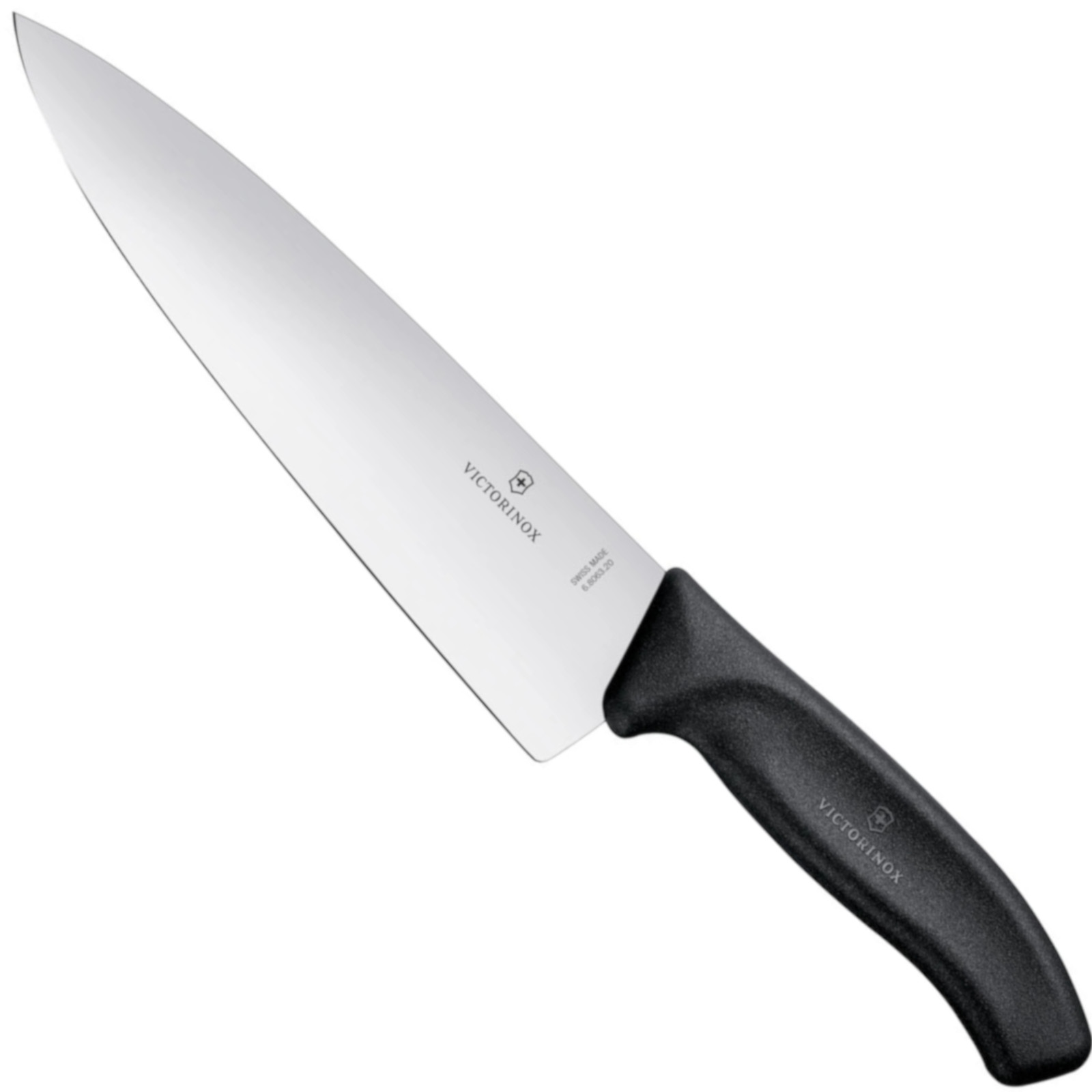 Victorinox Schwarz Swiss Classic, Profi Tranchiermesser, Extra Scharfe Klinge, Gerader Schliff, 20 Cm, Kunststoffgriff, Rostfreier Stahl, - Bild 4