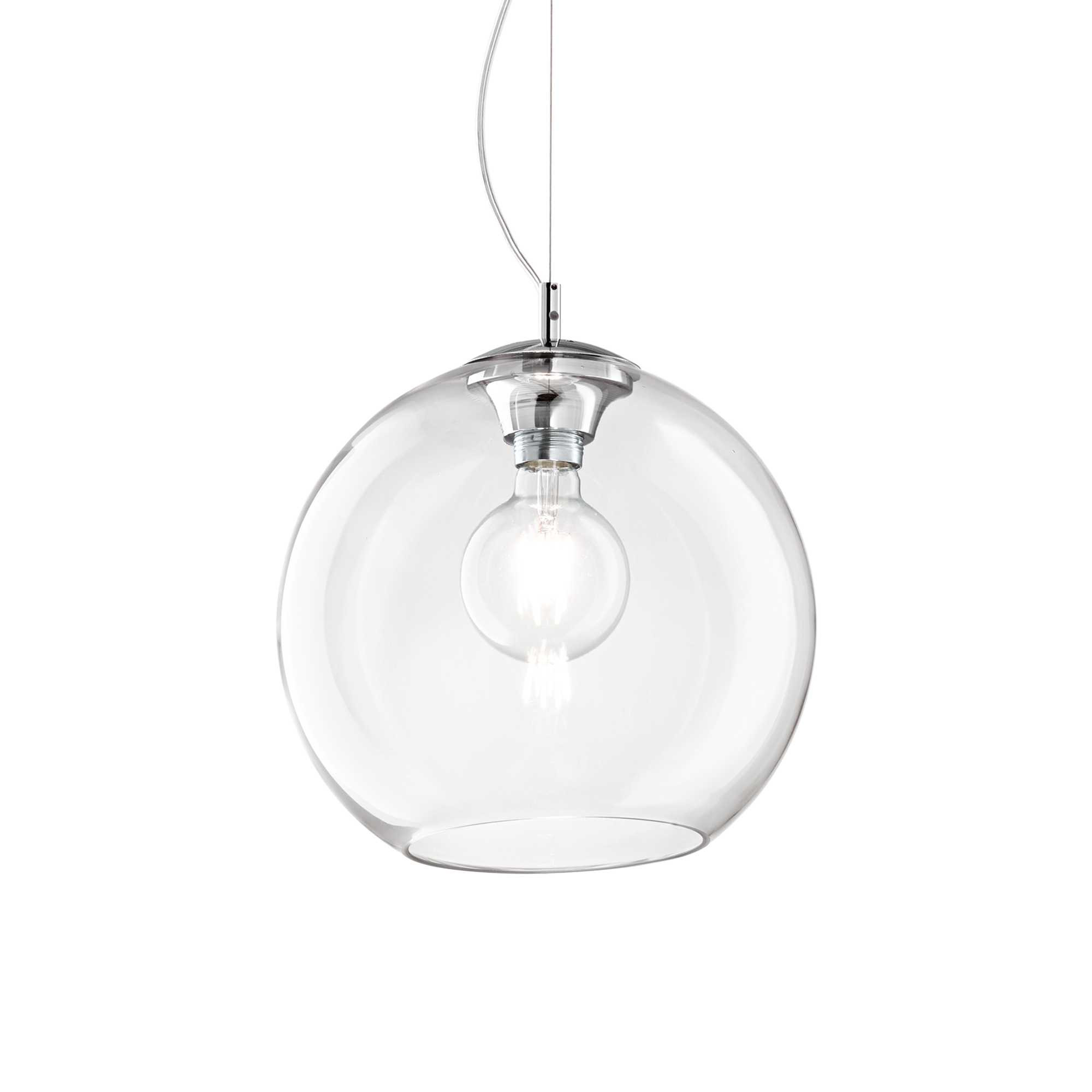 Ideal Lux Transparent Nemo Sp1 D40, Pendelleuchte, - Colore: Trasparente