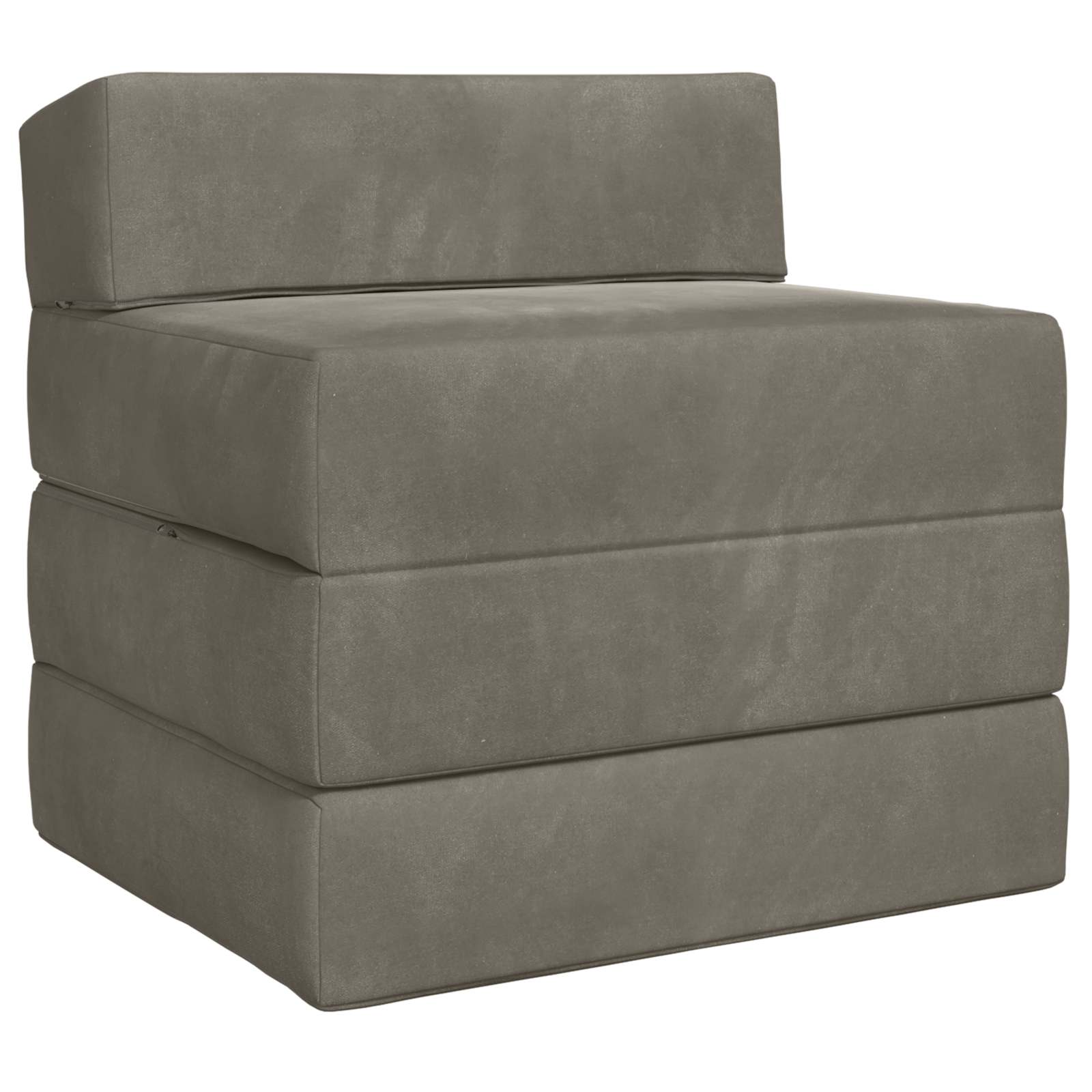 Foldable Sofa Bed Light Grey 200 X 70 X 15 Cm Velvet Vidaxl