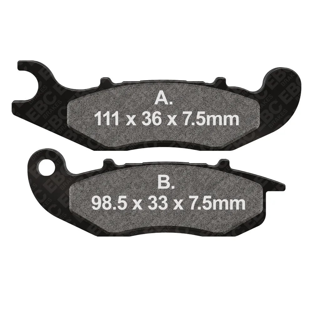 EBC Carbon TT Front Bremsbeläge passend für DERBI TERRA 125 2007-2014 - Image 9