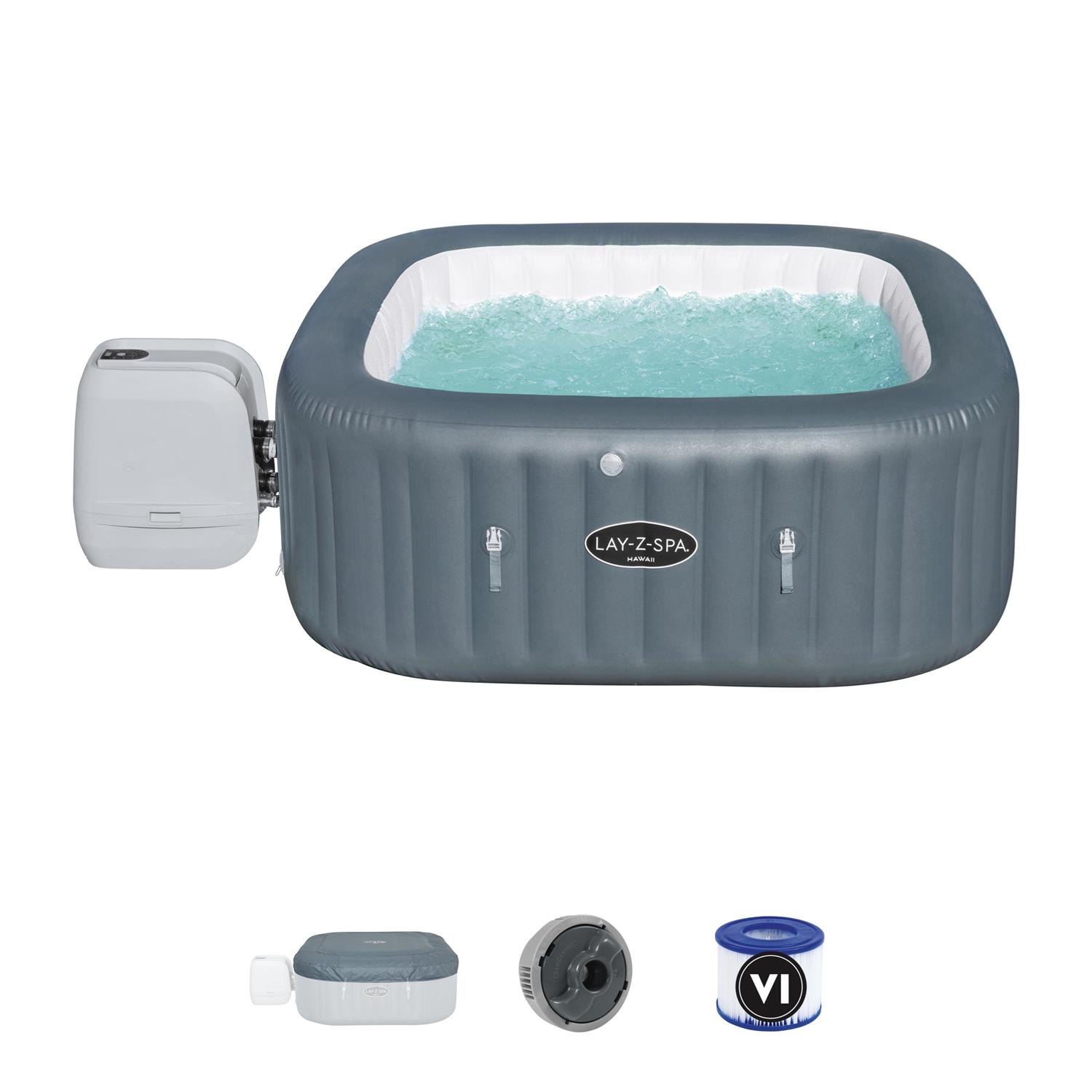 Bestway - Spa gonflable carré Hawaii