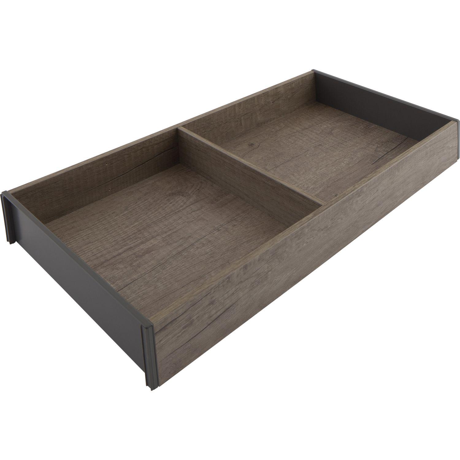 Blum Ambia Line Schubladeneinsatz Breit Mit 1 Querteiler - Schubkasteneinsatz Nl500mm, B200mm, Nebraska Eiche 9009494014945