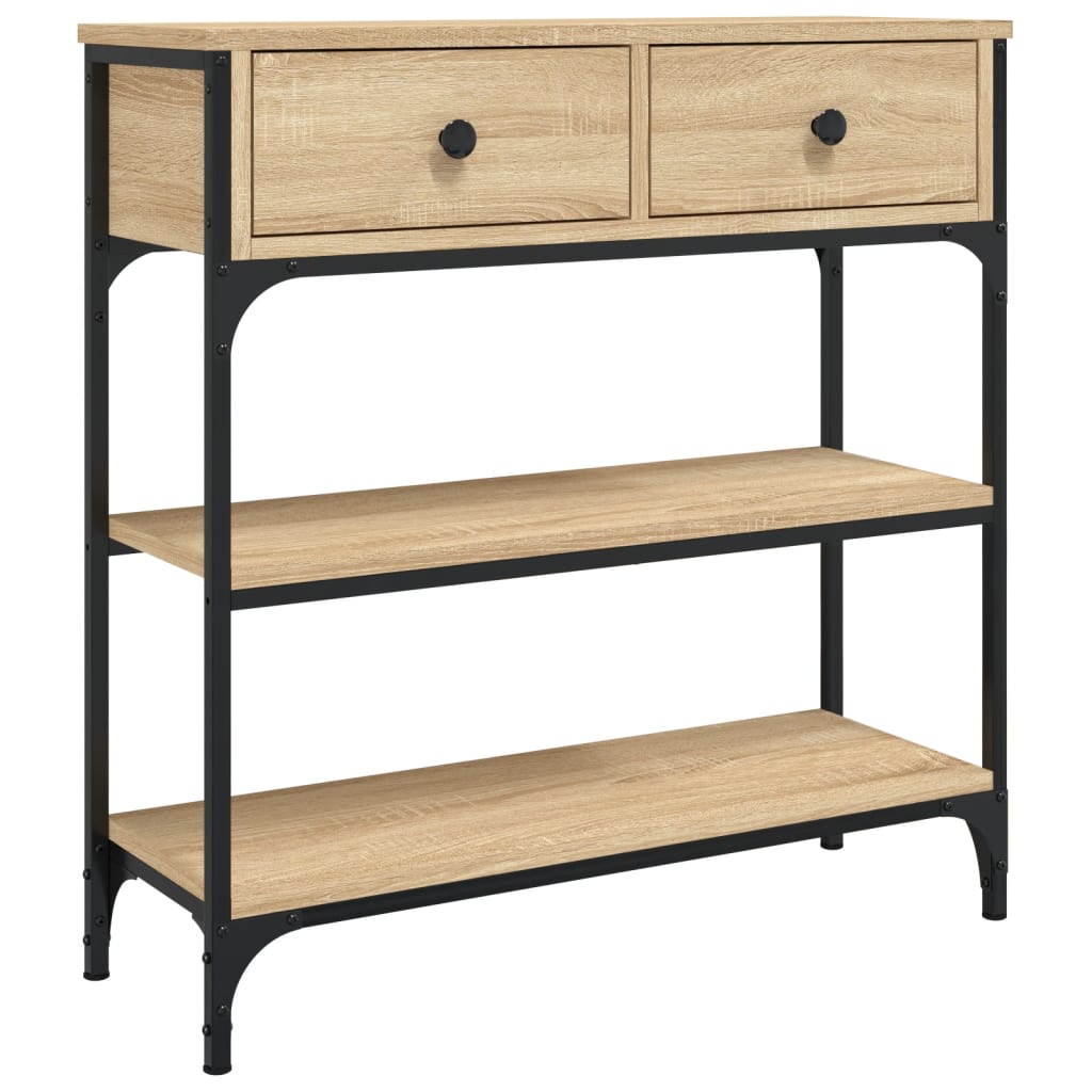Joom Super Merchant Vidaxl Konsolentisch, Sonoma-Eiche, 72,5X25x75 Cm - Bild 3
