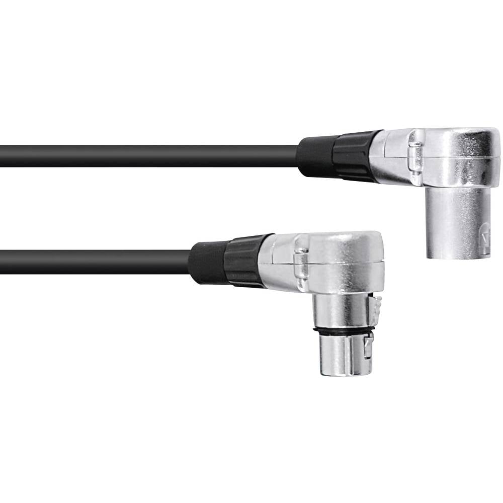 Xlr Cavo Di Collegamento Omnitronic 30220632 [1x Spina Xlr 3 Poli - 1x Presa Xlr 3 Poli] 3.00 M Nero