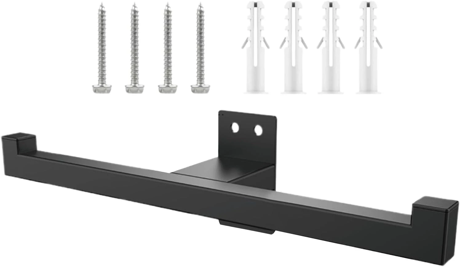 Support mural pour souffleur de feuilles à dos, porte-outils universel en métal noir