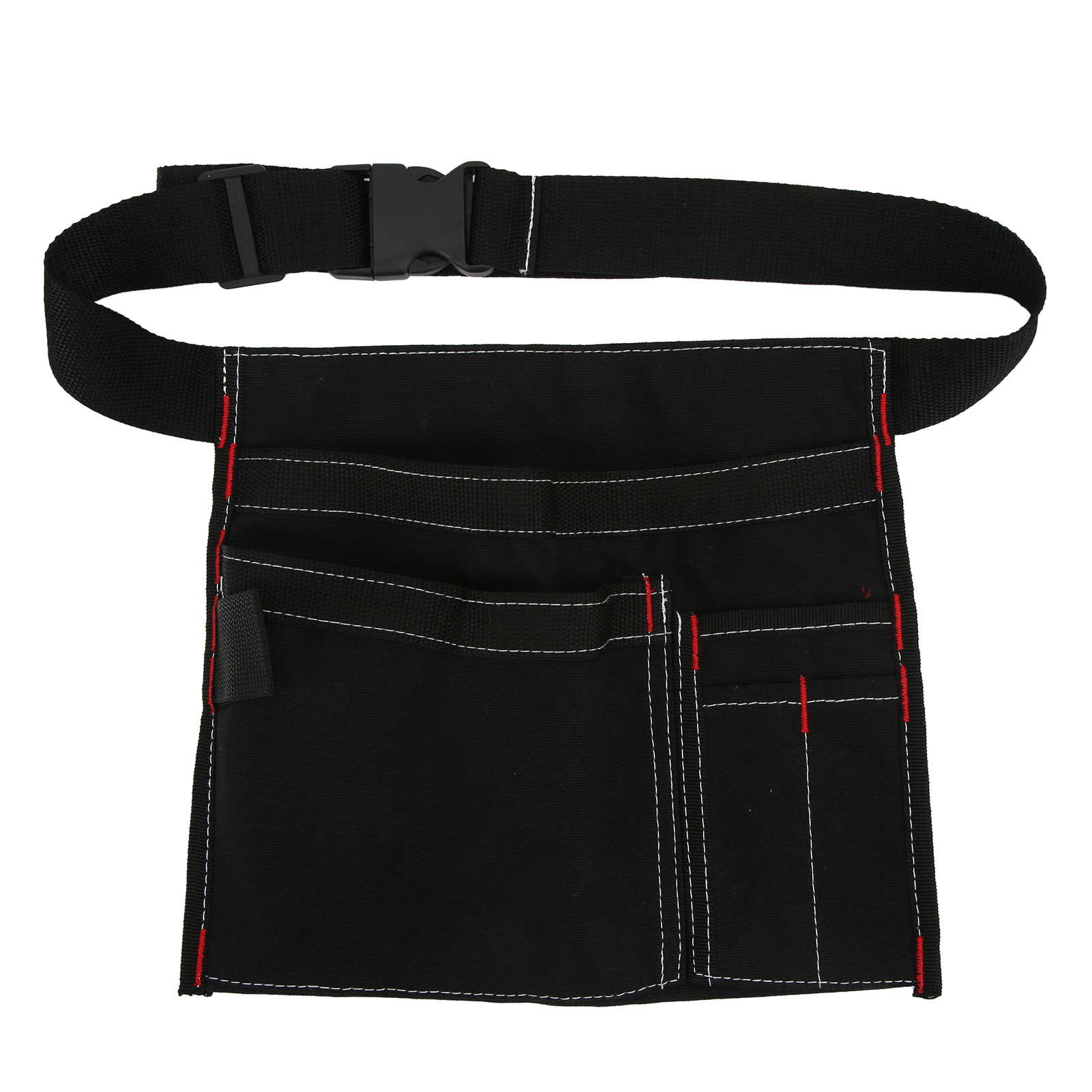 Ceinture porte-outils réglable en toile, poches multiples renforcées, 136 g