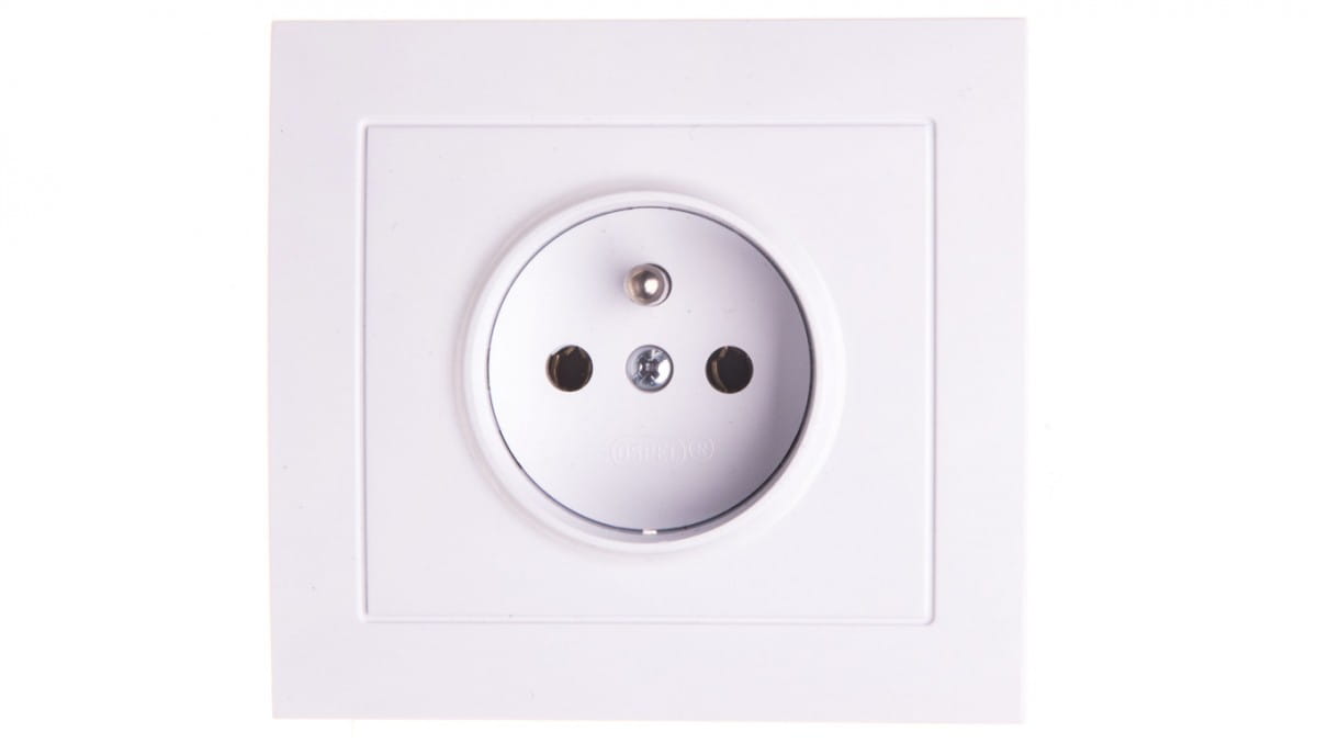 Oem Weiß Kier Einzelsteckdose Mit/Ohne Gp-1Wz/00
