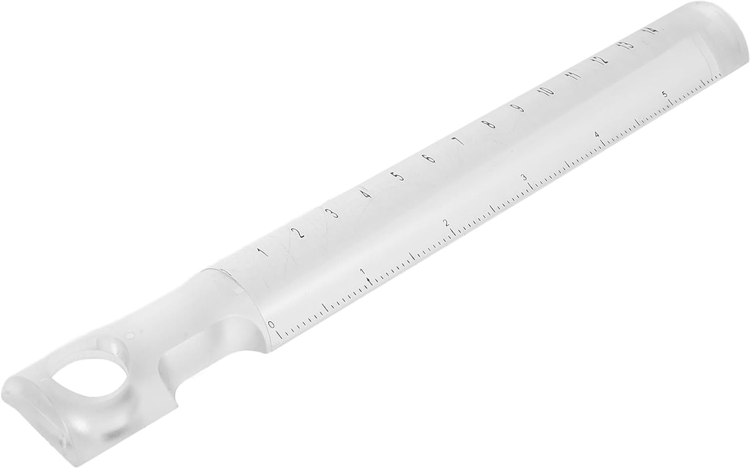 Règle loupe en plastique avec échelle centimétrique, vision sans distorsion