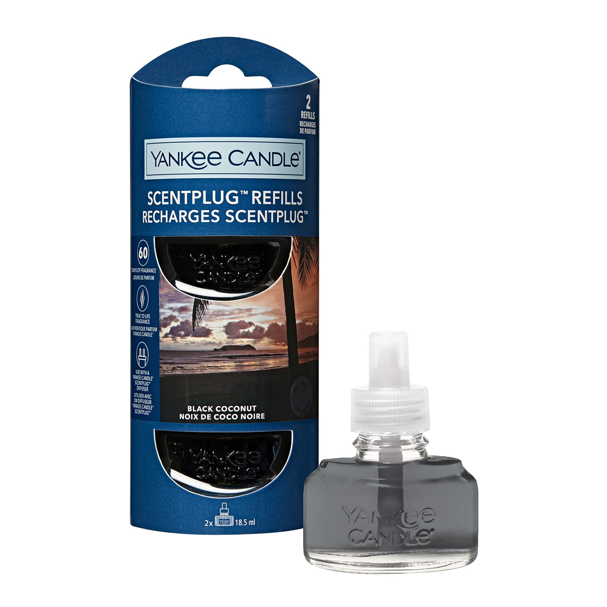 Yankee Candle - Ricariche Per Diffusori Di Fragranza Elettrici Scentplug Black Coconut