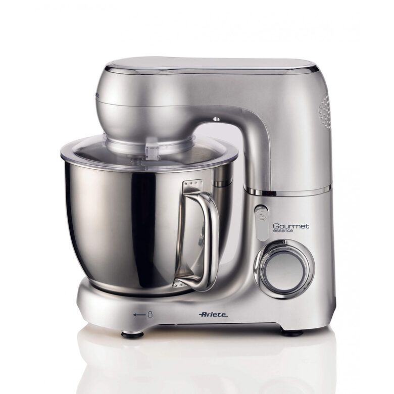 Ariete 1583 Gourmet Essence, Impastatrice Planetaria, Impasta, Monta E Amalgama, 1300w, Capacità 5,2l, 2 Fruste E 1 Gancio, 10 Velocità + Pulse