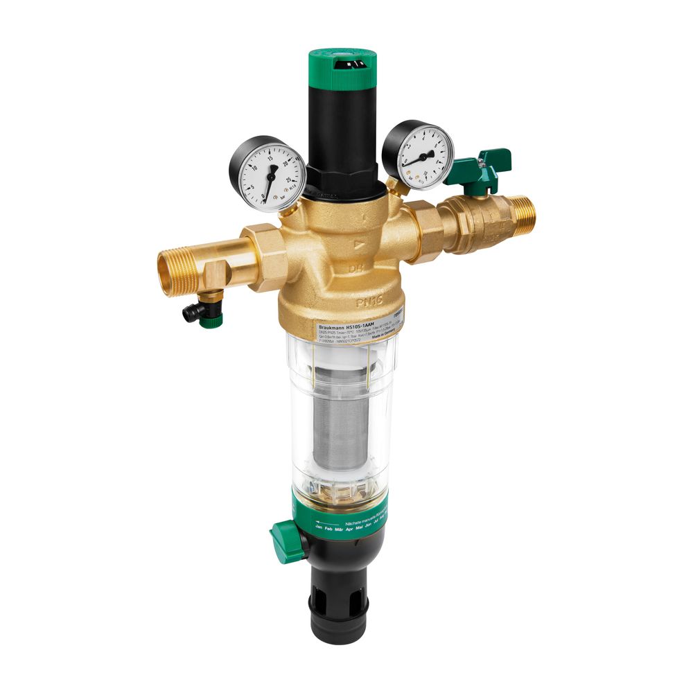 Banyo Gelb - Honeywell Hauswasserstation Hs10 S Dn 32 Rückspülfilter 1 1/4'' Aa Mit Absperrkugelhahn