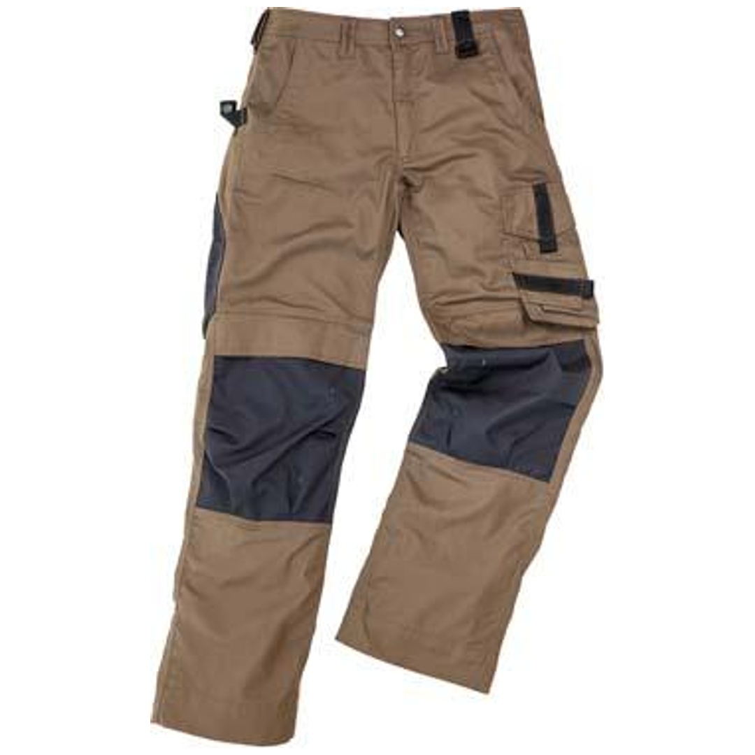 Excess Professional Workwear Herren Grau Excess Arbeitshose Champ, Gr. 48, Beige