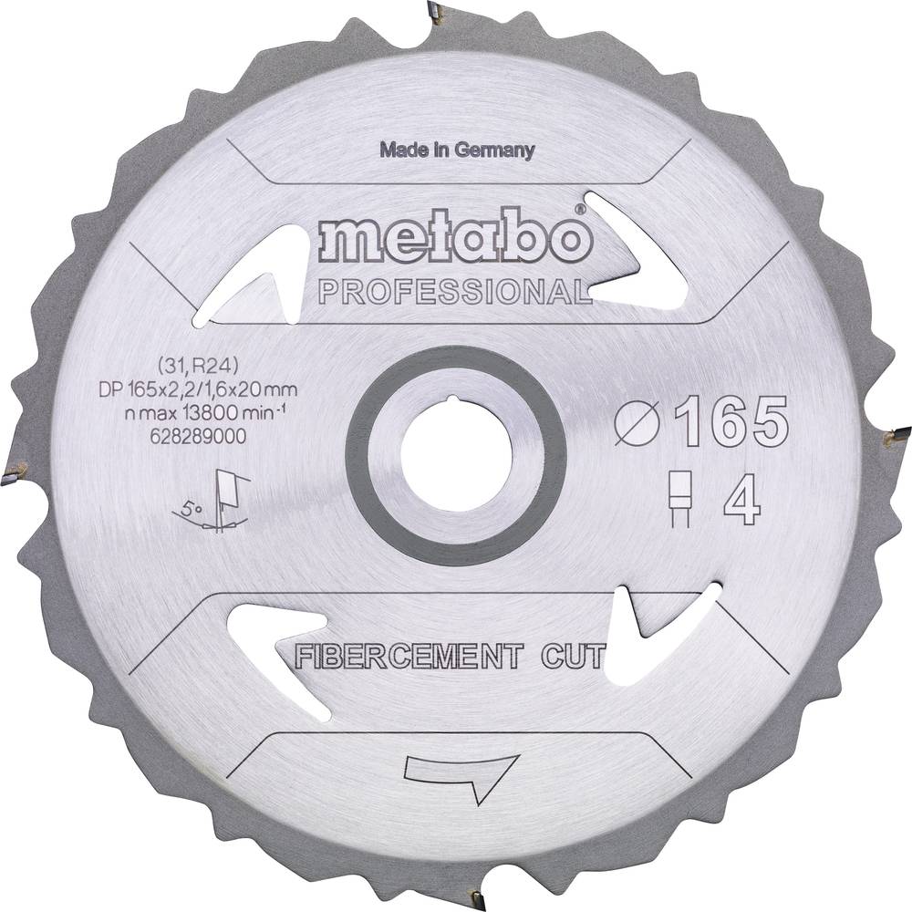 Fibercement cut professional lame de scie circulaire 160 x 20 x 1.6 mm nombre de dents: 4 1 pièce — photo de l’offre ManoMano