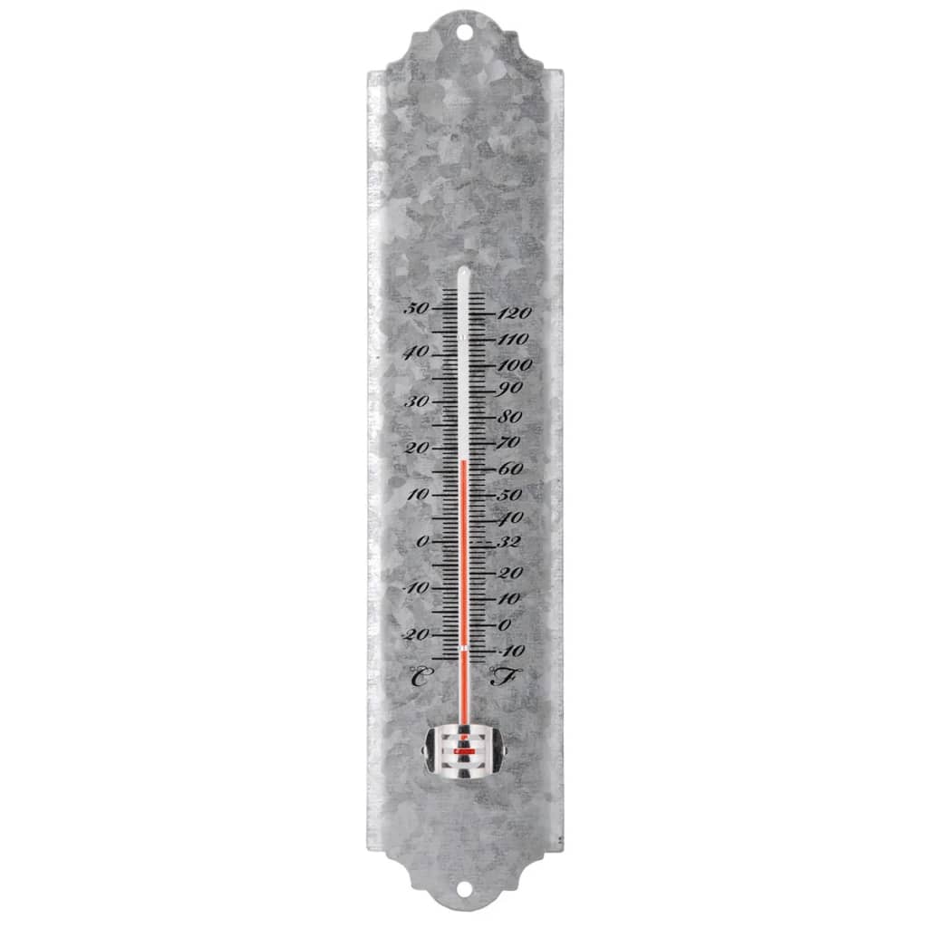 Altzink Thermometer Temperaturmesser Gartenthermometer Außen Garten 30 cm - Image 2