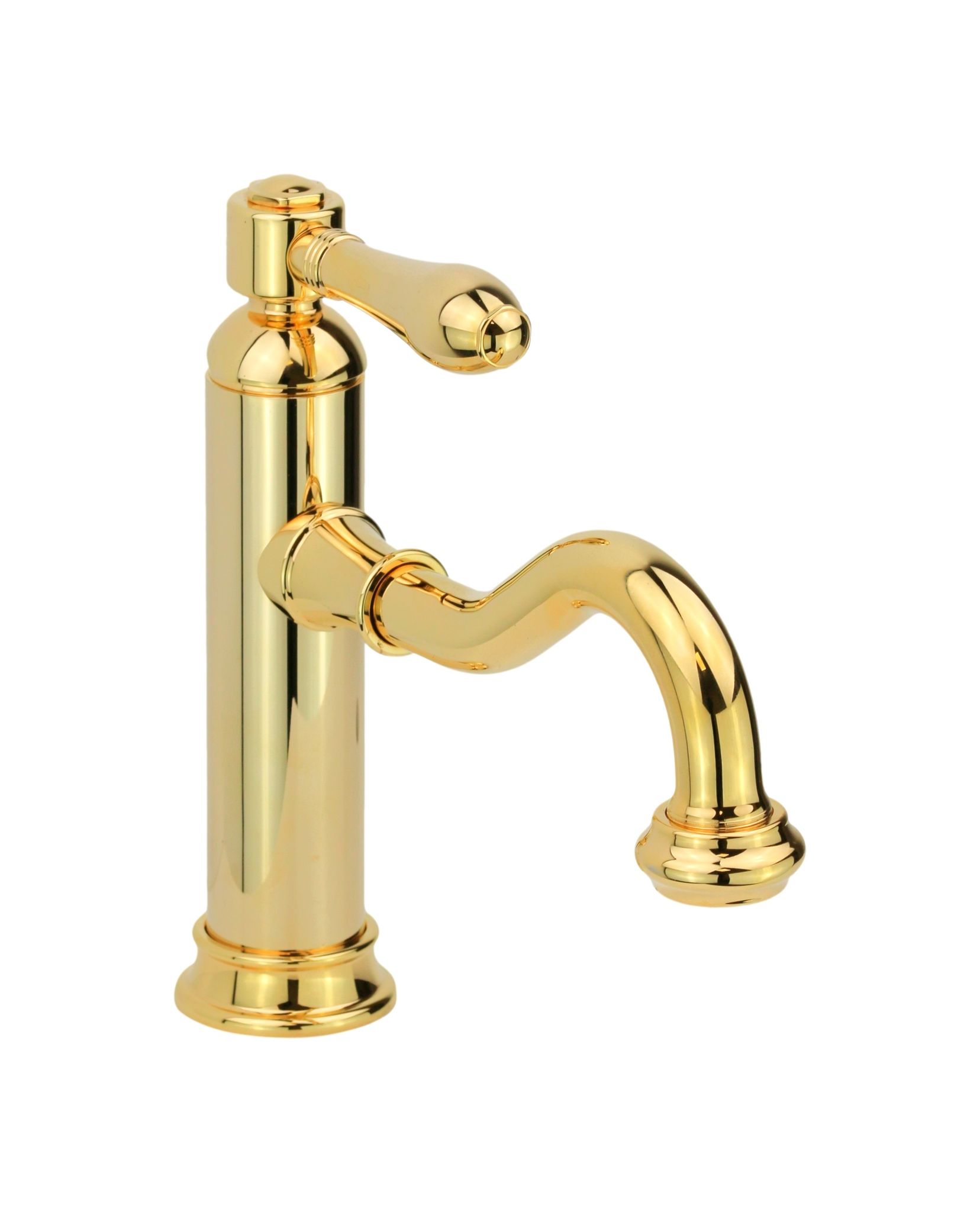 Miscelatore Monocomando Per Lavabo Modello Retr Colore Oro Gattoni ...