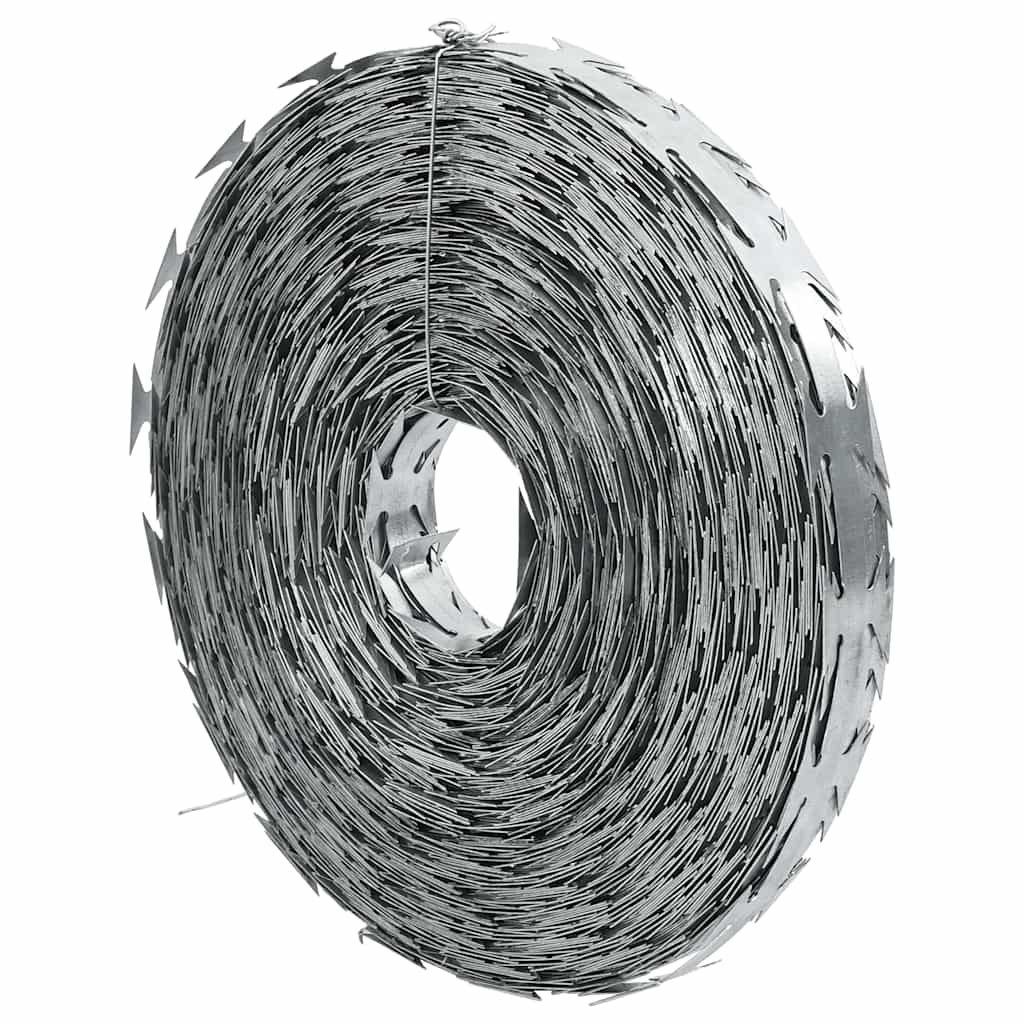 Razor Concertina Wire Galvanised Steel 500 M Vidaxl