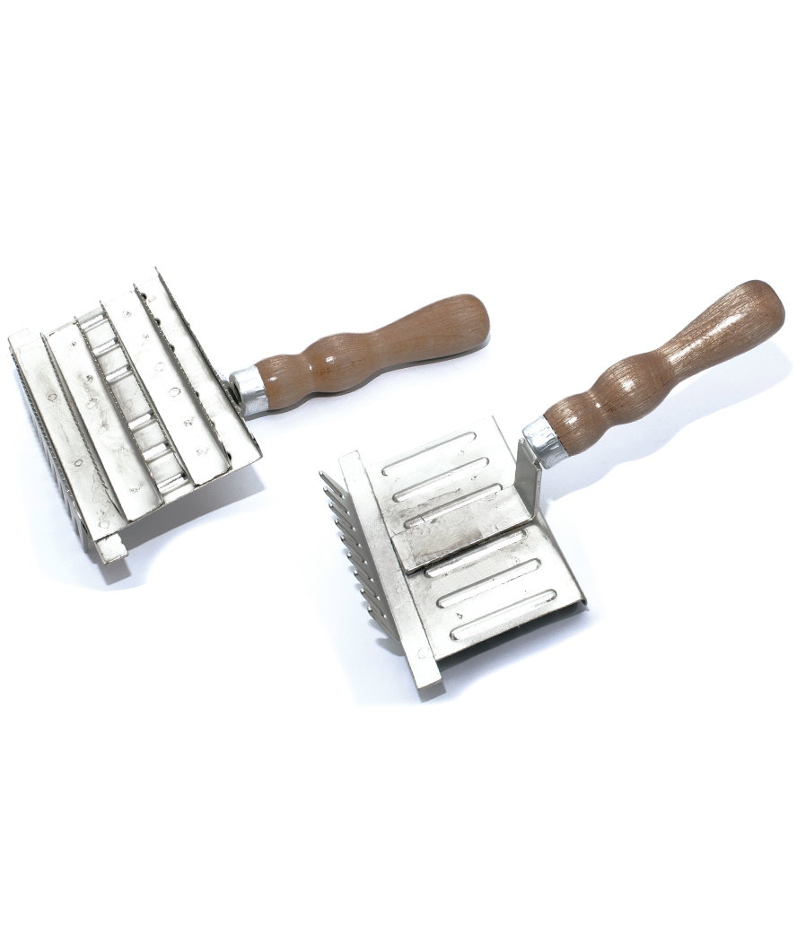 Amahorse Versilbert Flaches Gitter Mit Harke Und Holzgriff