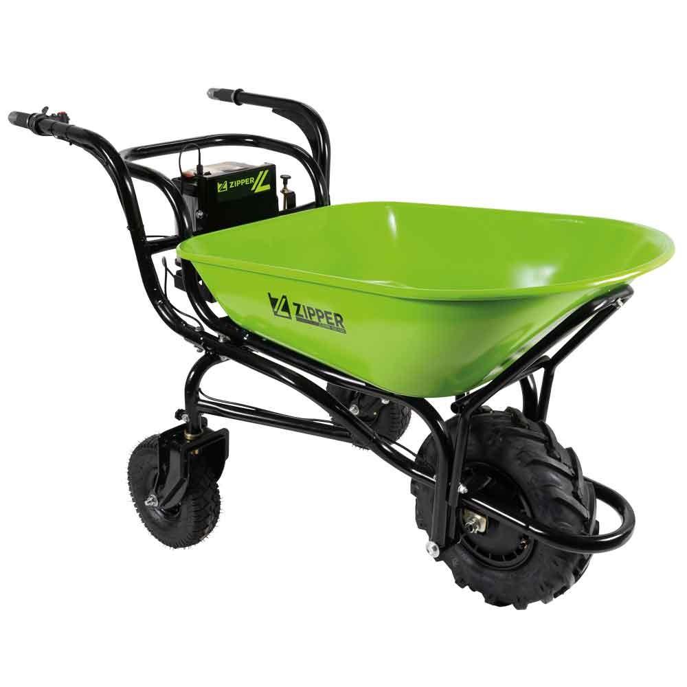 Zipper - Akku-schubkarre Zi-ewb150-100l Motorschubkarre Inkl Akku Transportkarre