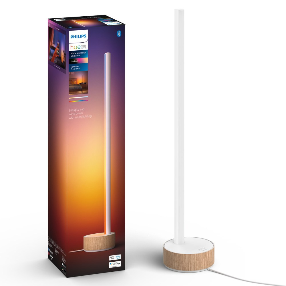 Philips Hue Gradient Signe Table - Oak - Bild 6