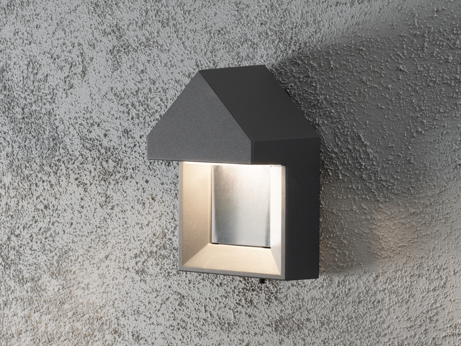 Konstsmide Grau Gartenbeleuchtung, Led-Aussenwandleuchte 5 W Warm (400 Lm, Ip54) - Bild 3