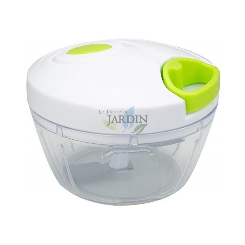 Suinga - Tritatutto Manuale Da 520 Ml, Tritatore Per Cipolle Con 2 Lame In Acciaio Inox, Tagliacipolle Manuale Con Acciaio Inox E 2 Lame