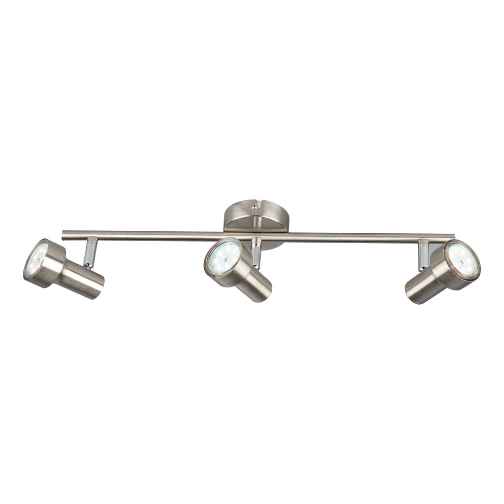 Briloner - Led Deckenleuchte Spotleuchte 3xgu10 Schwenkbar 3000k 12w Matt-nickel