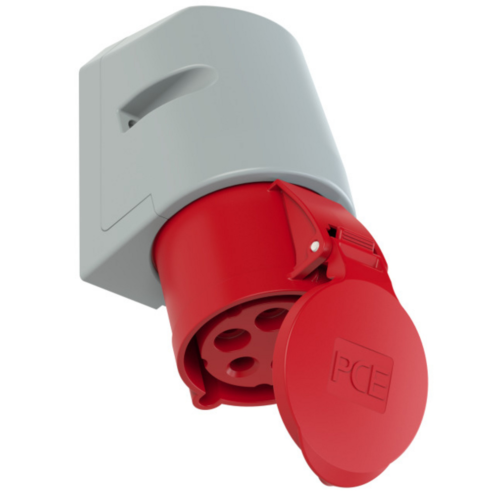 Pce Rot - 125-6Tt Cee Wandsteckdose 32 A 5Polig 400 V 1 St.