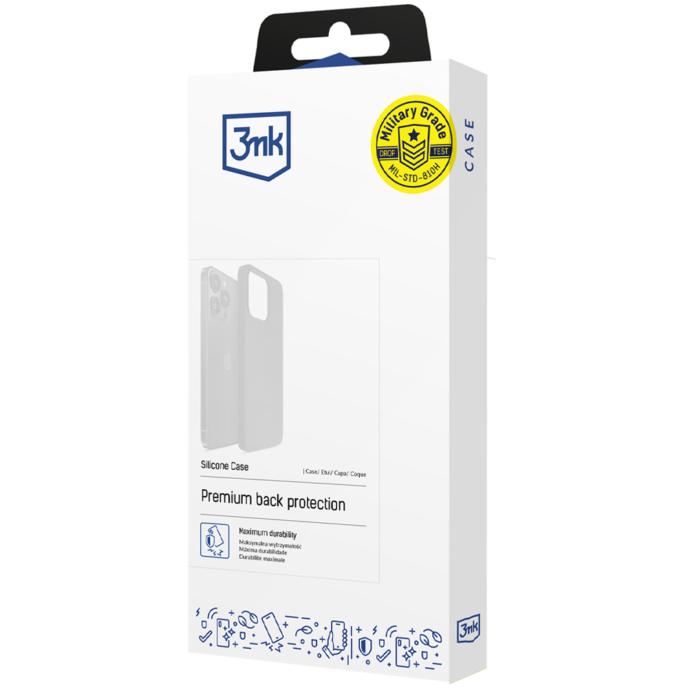 Oem Mehrfarbig Apple Iphone 16 Pro Max - 3Mk Silikonhülle