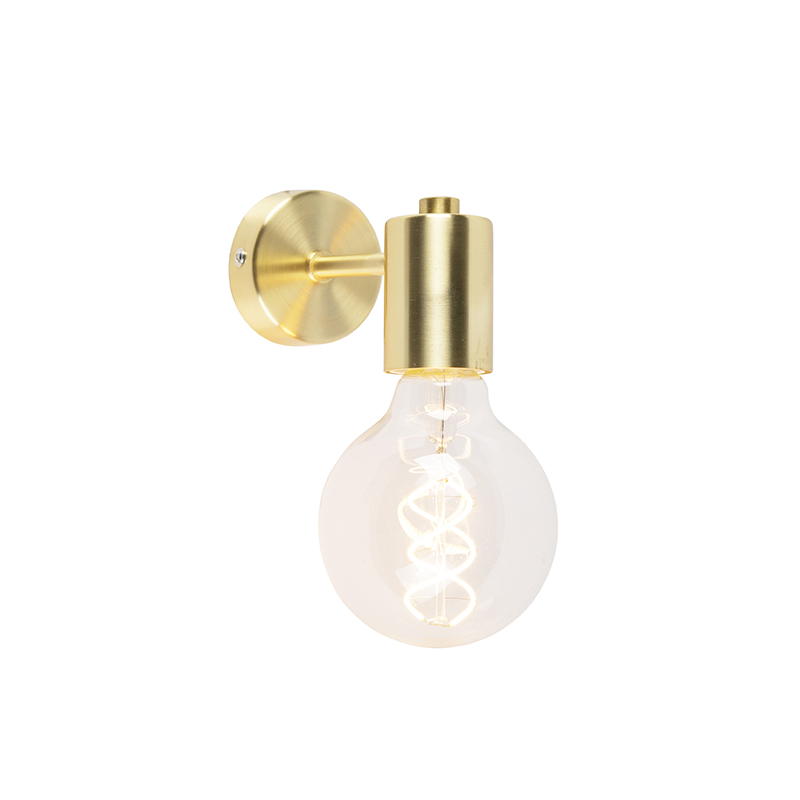 Qazqa Art Deco Wandleuchte Gold Neigbar - Facil