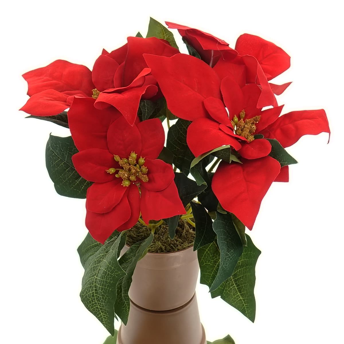Kaemingk Poinsettia Im Topf Polyester - Bild 3