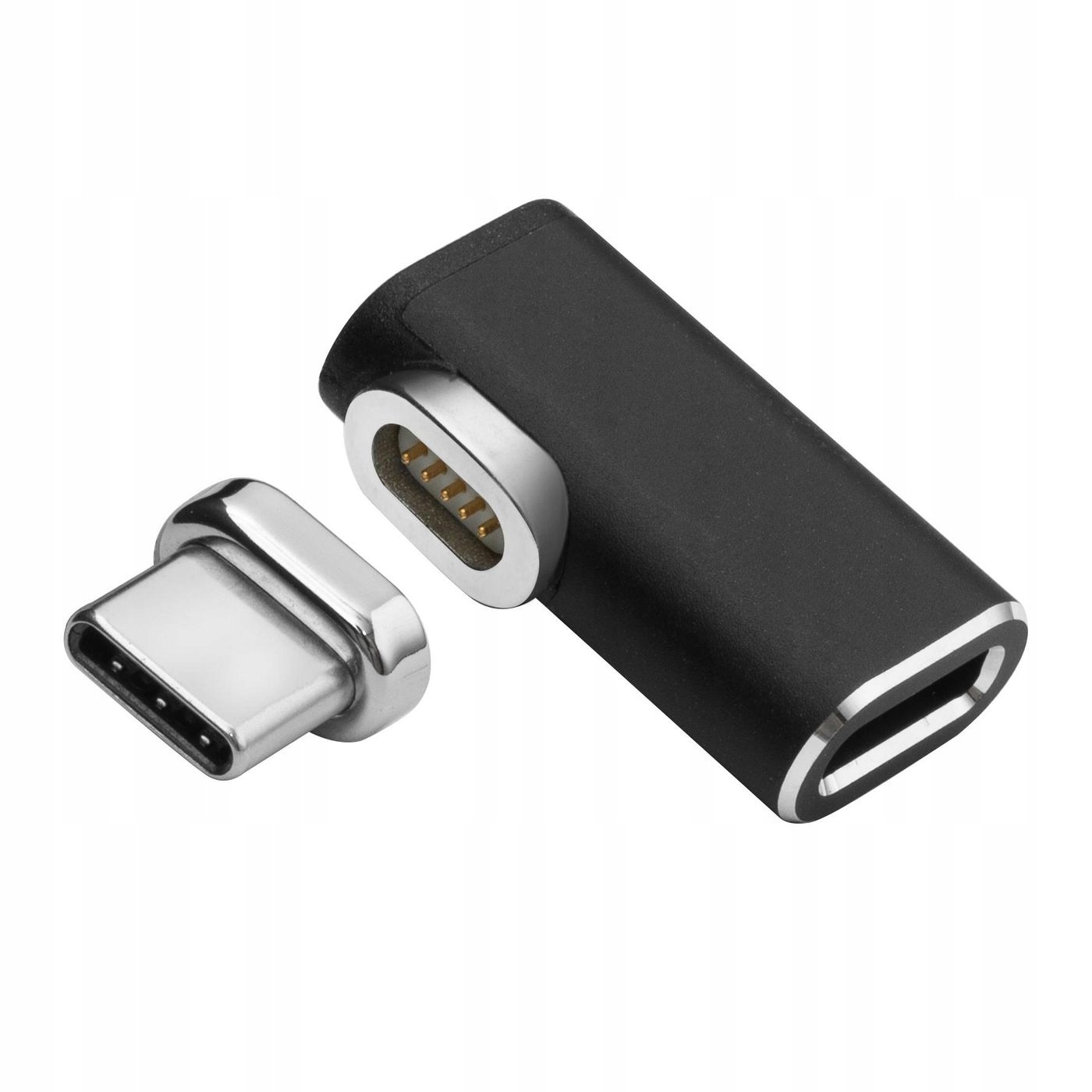 Schwarz Magnetischer Usb-C 90°-Adapter - Microconnect - Bild 5